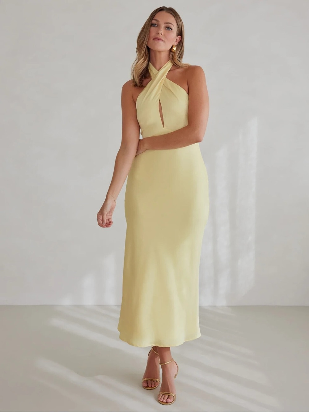 Park & Fifth Yellow Bridesmaid Cooper Dress